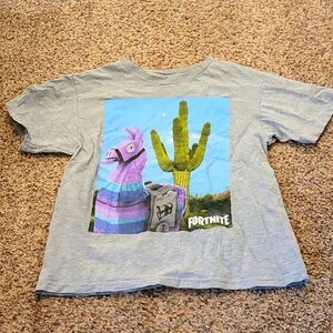 Fortnite gray Llama tshirt small